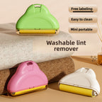 Furvelis compact washable pet hair remover in white, green and pink