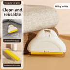 White Furvelis compact washable pet hair remover
